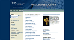 Desktop Screenshot of animalstudiesrepository.org